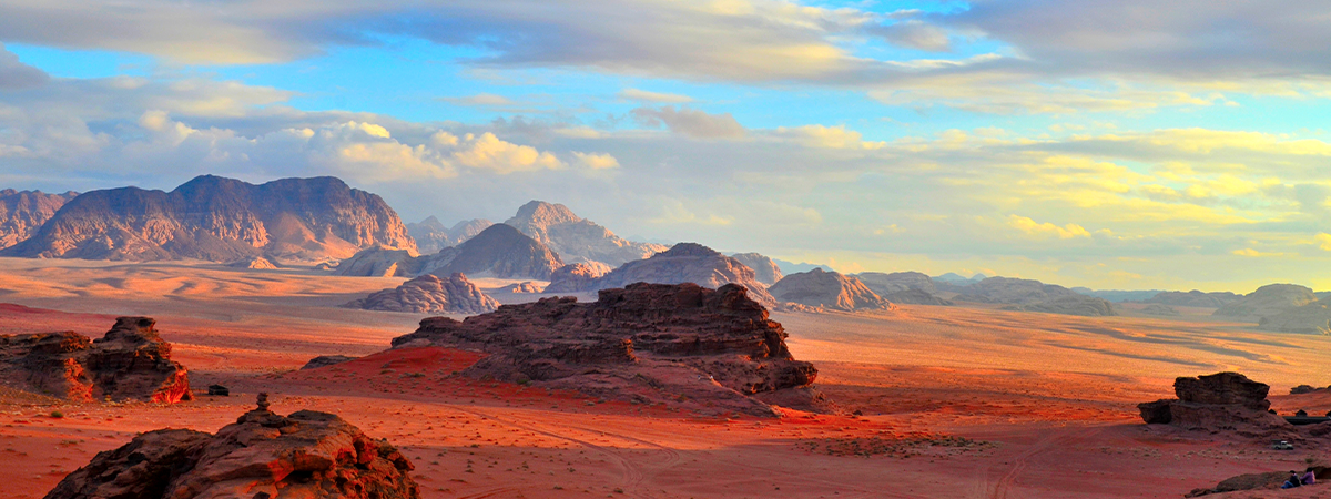 Wadi Rum at sunset