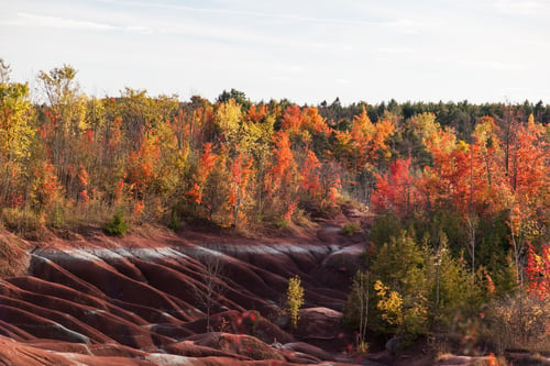 Cheltenham Badlands in Caledon