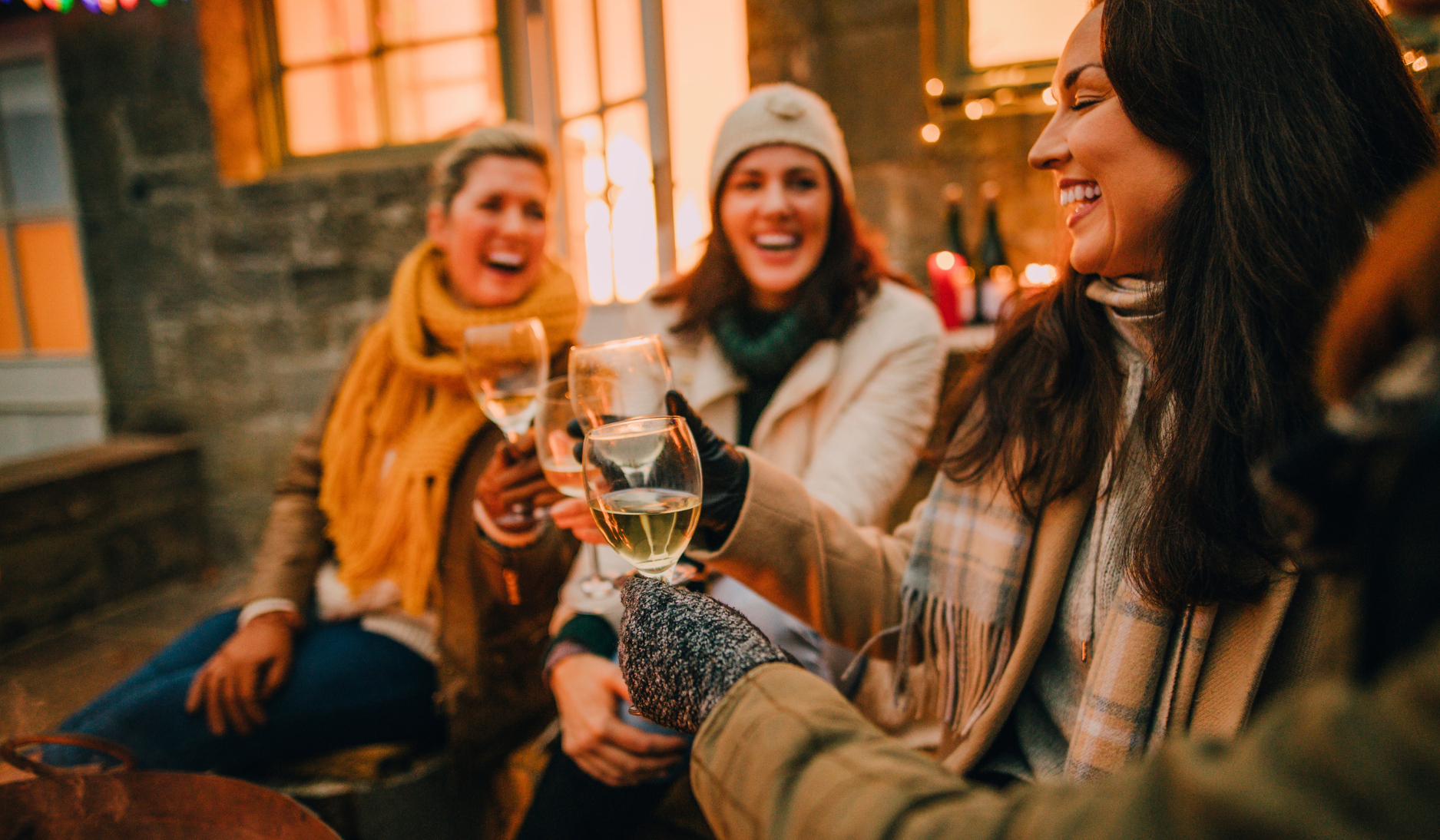 wine outside - winter 1